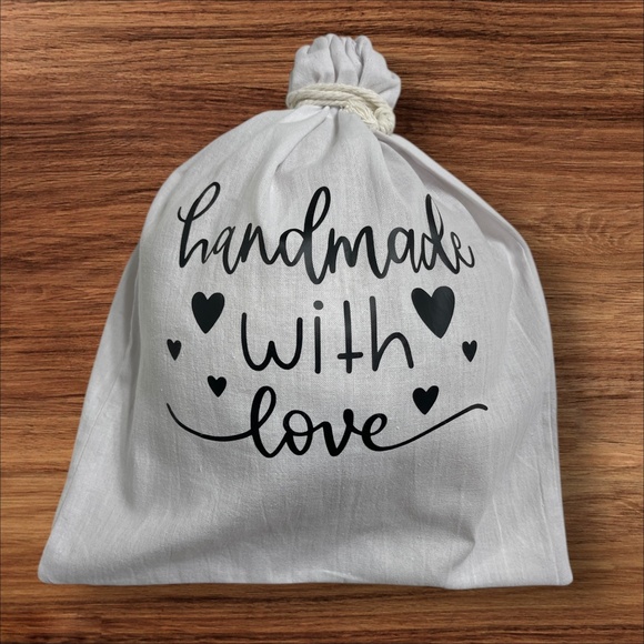 Farmhouse Country Style Cotton Linen Organic Sourdough Bread Bag, Bread Keeper - Picture 4 of 5